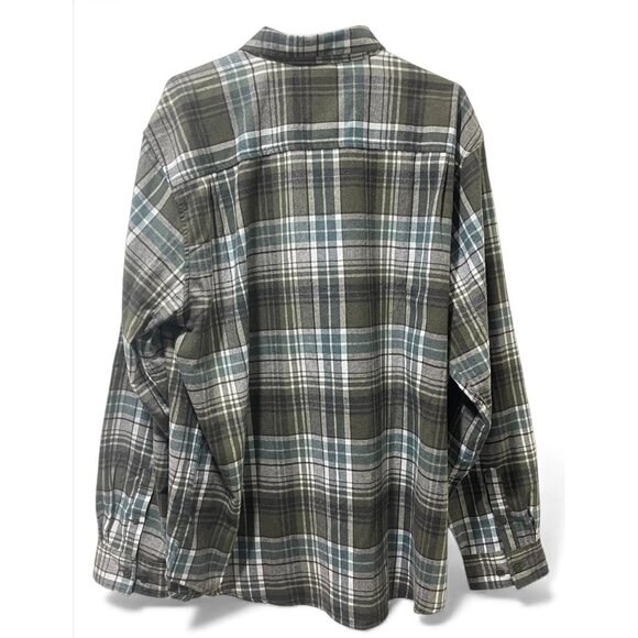 Weatherproof Vintage Mens Flannel Shirt (US, XXL, Green), New - Picture 2 of 16
